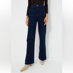 Le Jean Virginia Ink Blue Women's Wide Leg Jeans